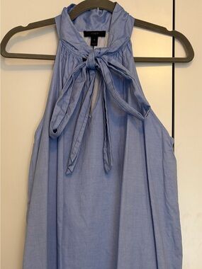 J. Crew Powder Blue Tie-Neck Halter Camisole